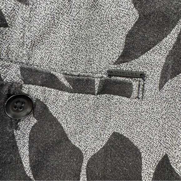 Diesel Men’s XXL Black & Grey Palm Gradient Shorts Cotton Casual /Coastal Resort - Picture 10 of 11